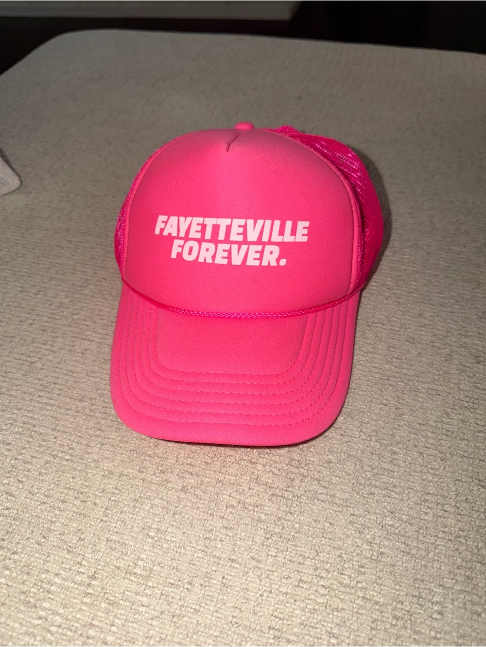 Unk Pink "Fayetteville Forever" Trucker Hat